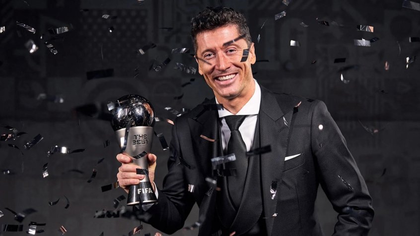 Lewandowski crowed FIFA's Best Award