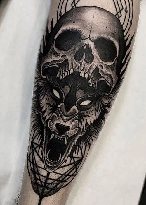 Wolf Tattoos for Men