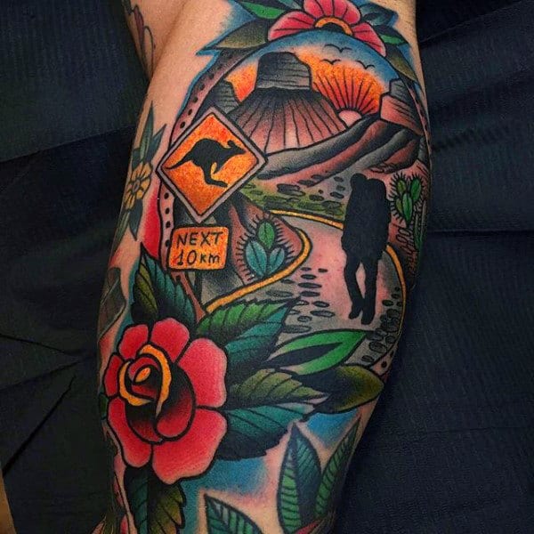 Travel Inspired Tattoos for men