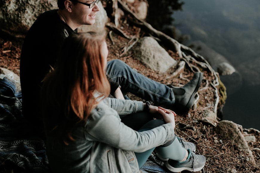 Couple Sit