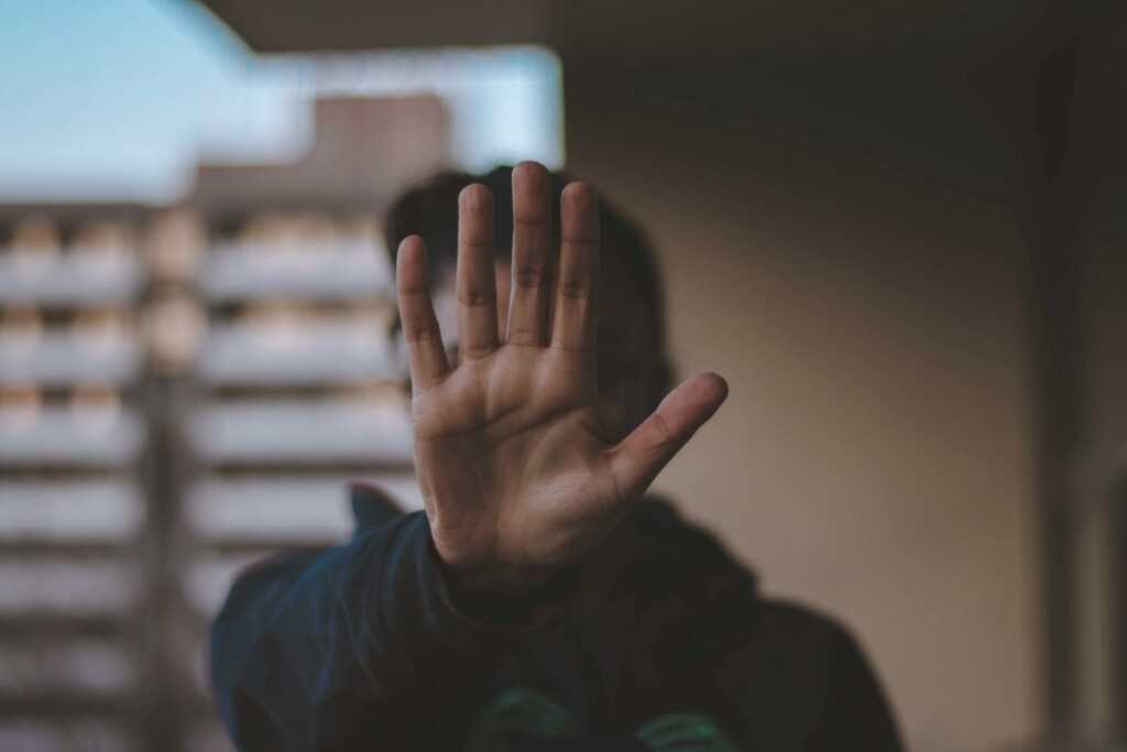 Hand Sign of No