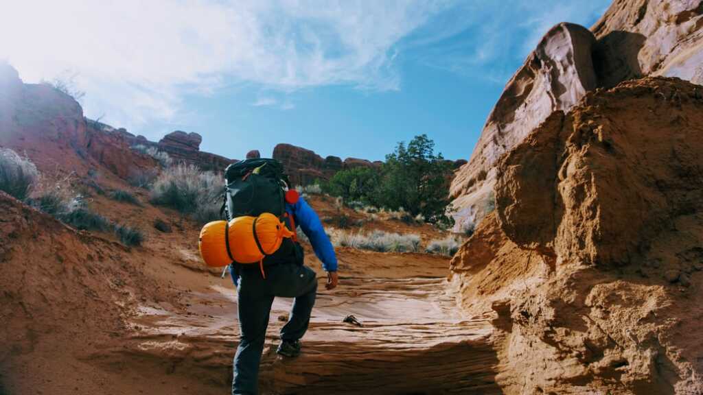 Man Hiking