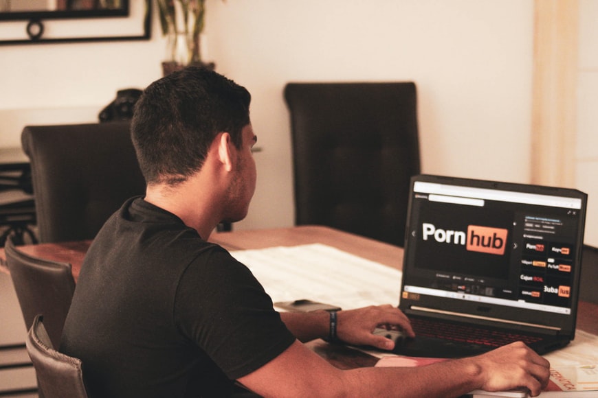 Man Watching porn