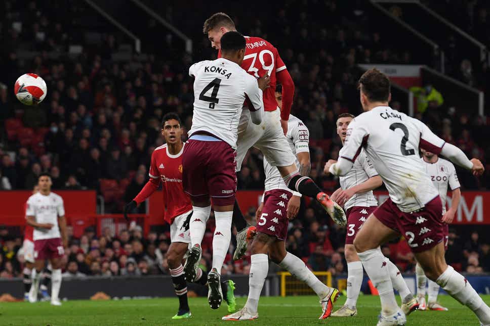 Scott McTominay scored against Villa