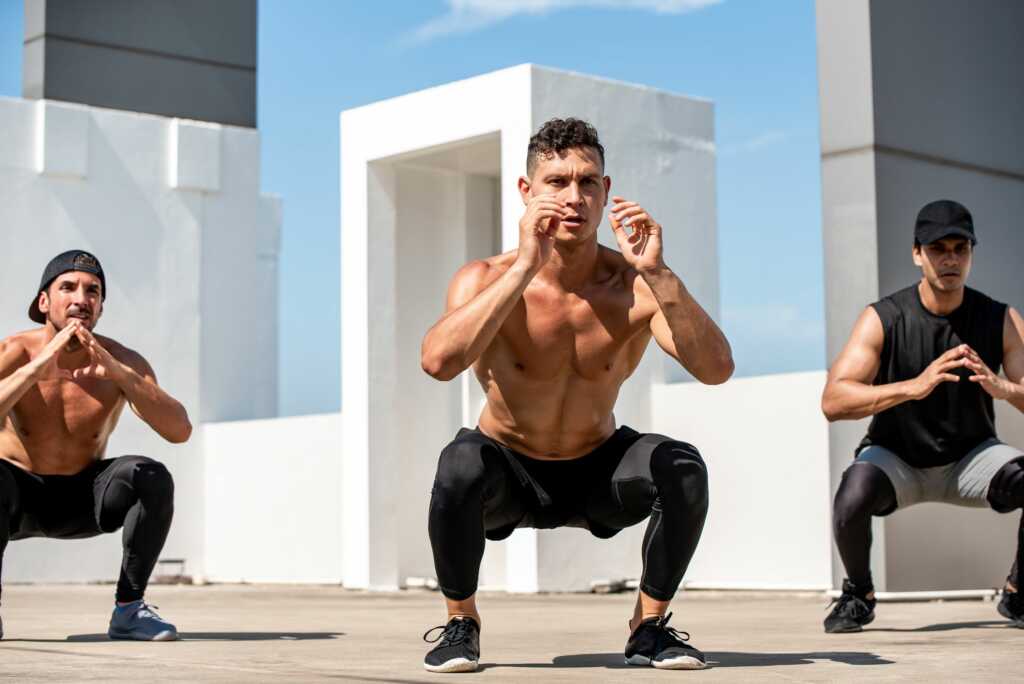 Squat and Kick Back