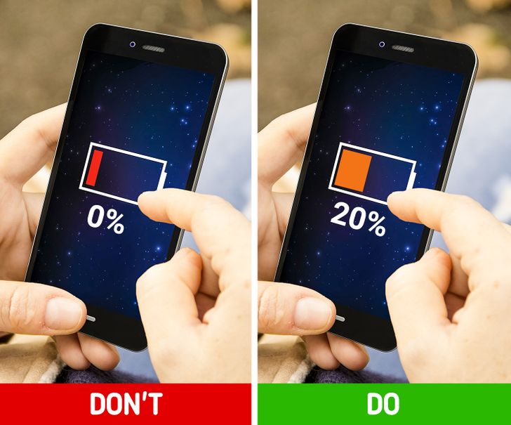 Charge your smartphone before the battery dies completely.
