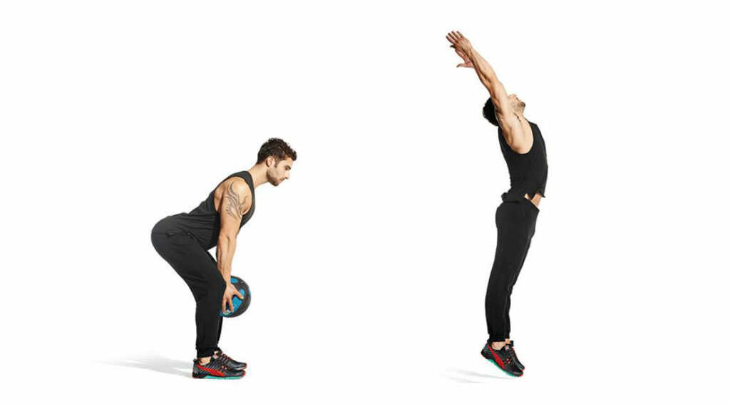 medicine ball toss