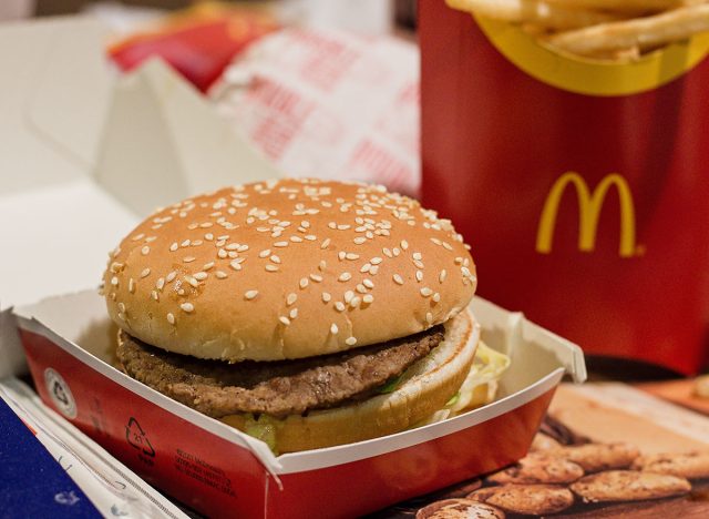 Mcdonald burger