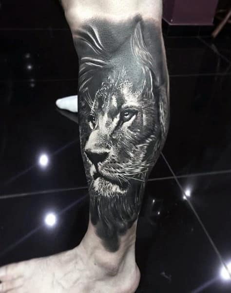 calf tattoos for kwee
