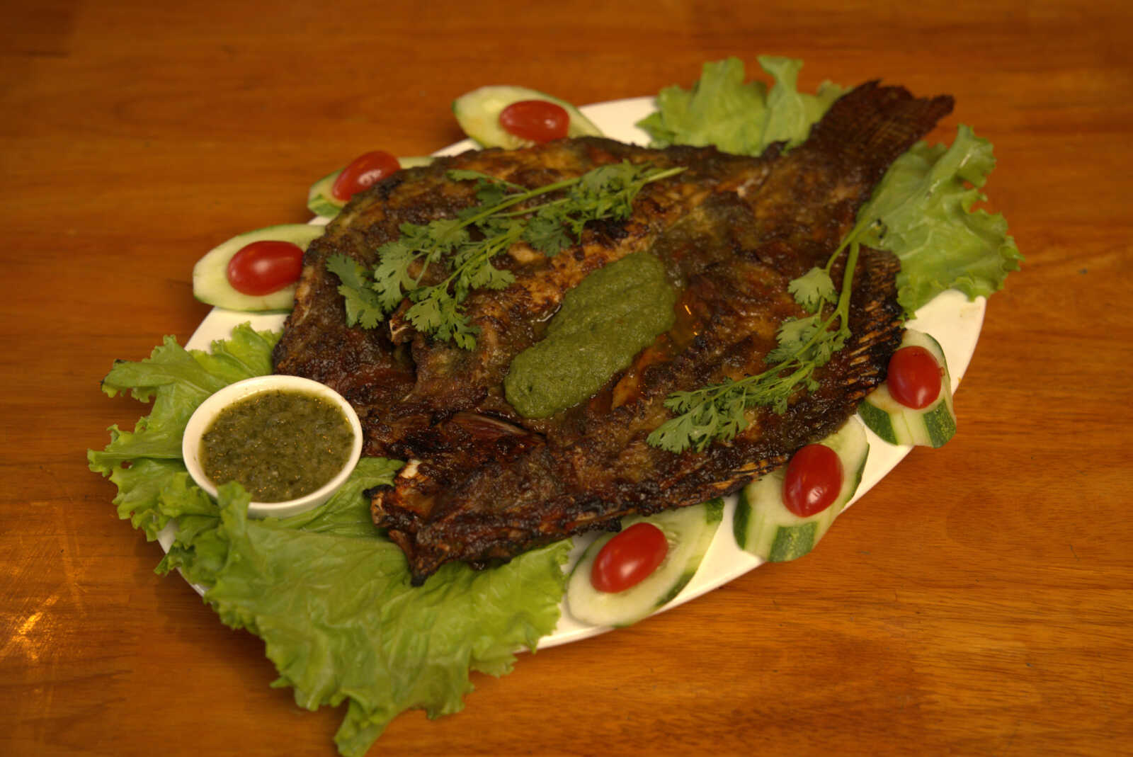 ကနုတ်_BBQ_Food_Resort_Kanote_SichuanMalarGrillFish