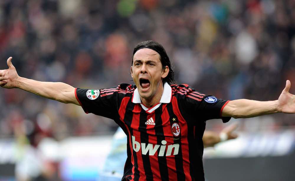 Filippo Inzaghi of AC Milan