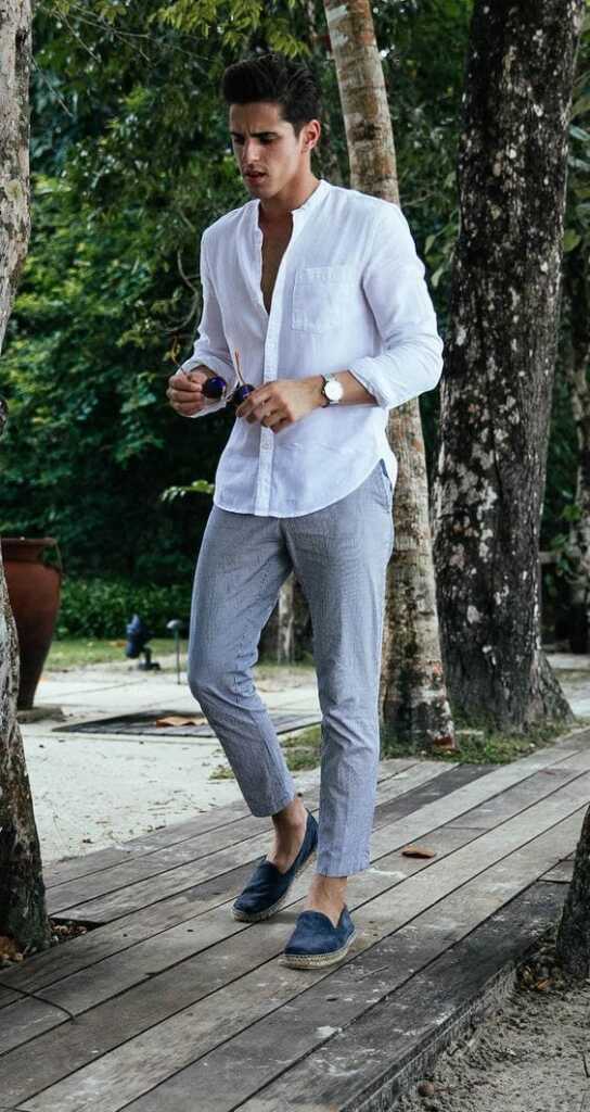 မီးခိုးရောင် ဂျင်း ဘောင်းဘီ ဖက်ရှင်