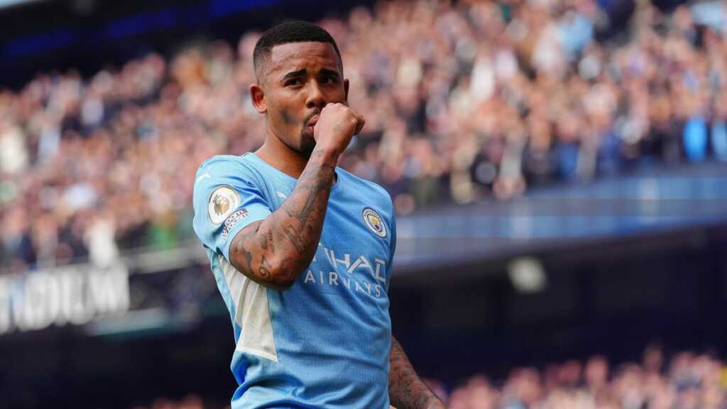 Gabriel Jesus celebrated 