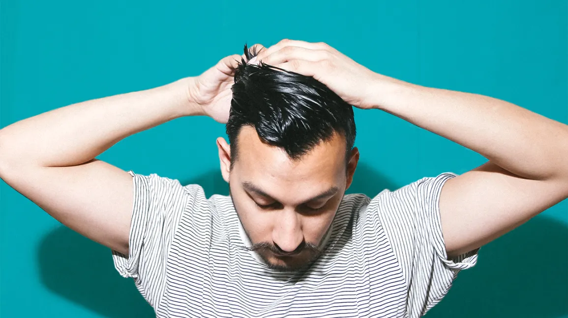 man hair