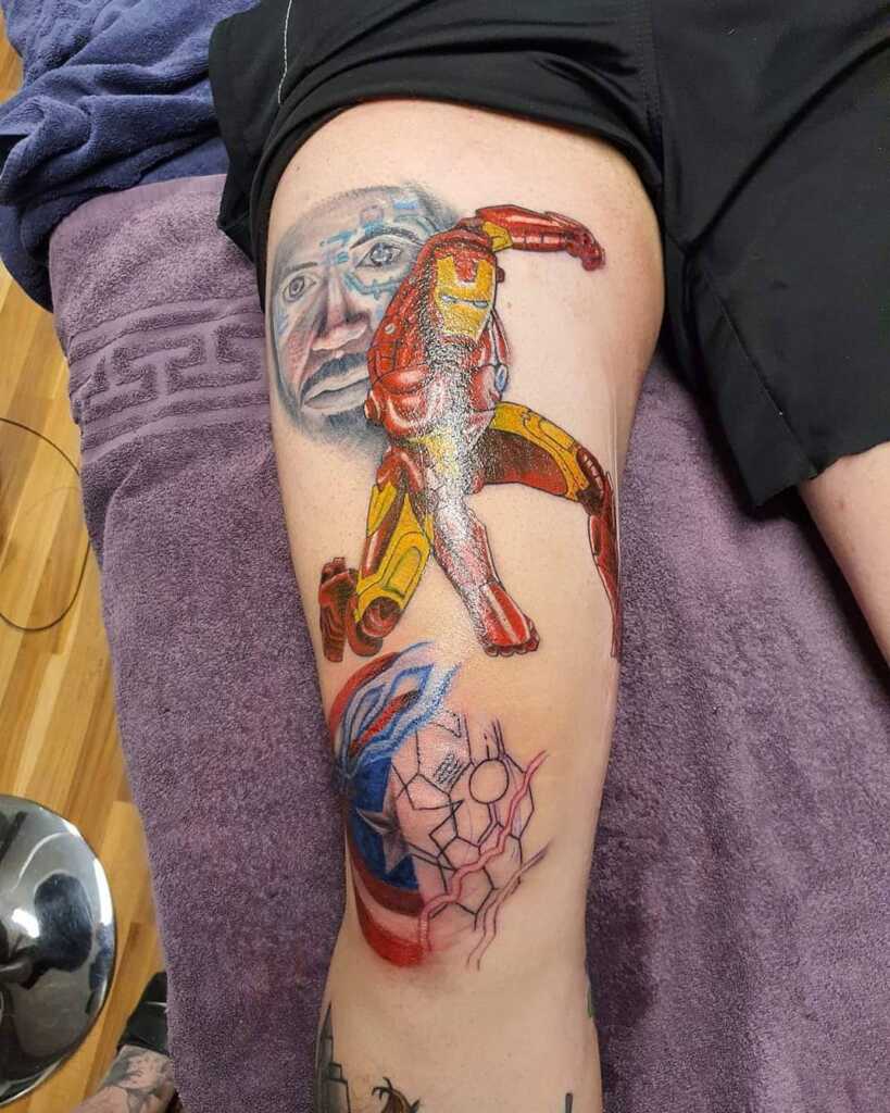Iron Man တက်တူး
