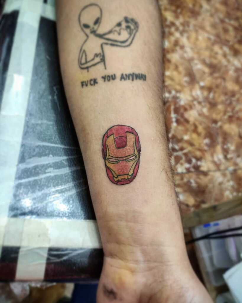 Iron Man တက်တူး