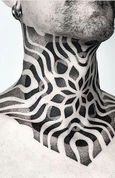 tattoos around neck