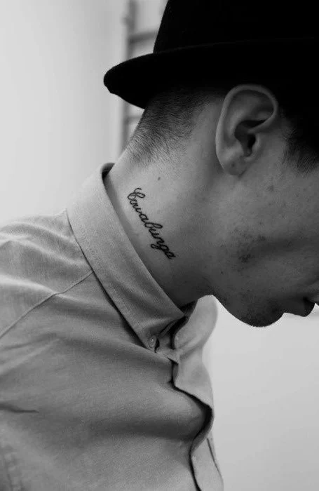 tattoos around neck