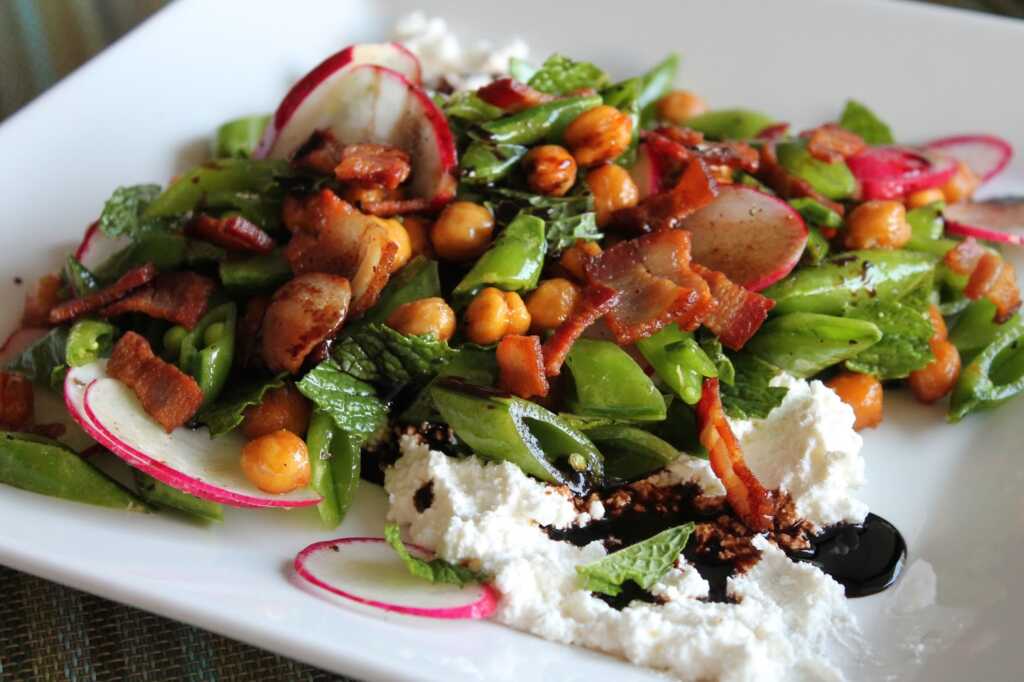 Bacon Snap Pea Salad