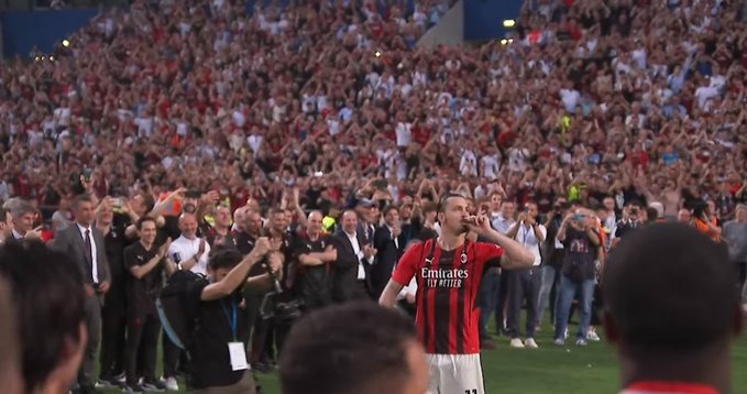 With a cigar in hand, the former Manchester United and Barcelona forward sprayed some champagne