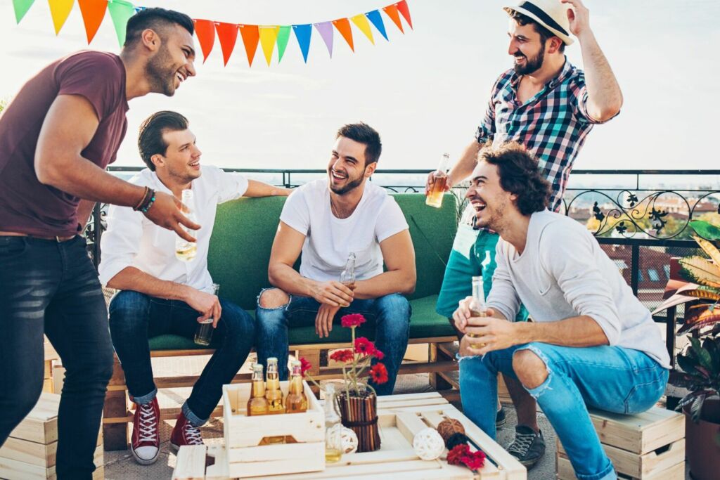 man bachelor party