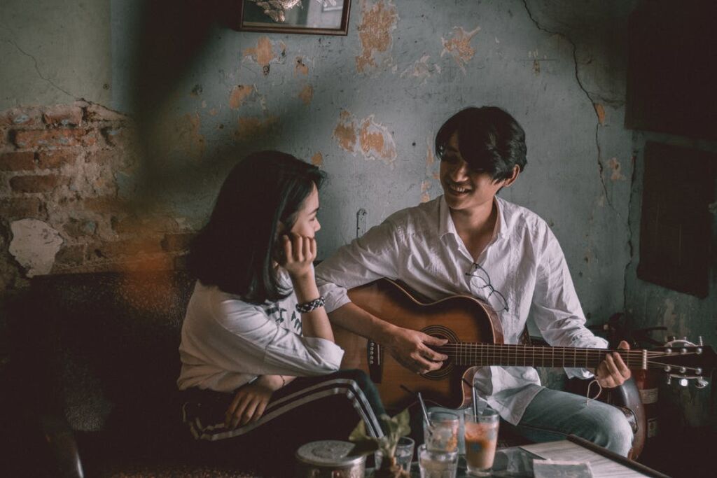 Playing Guitar