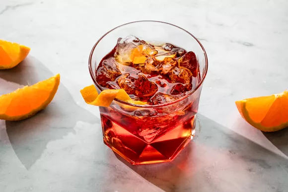 making cocktail