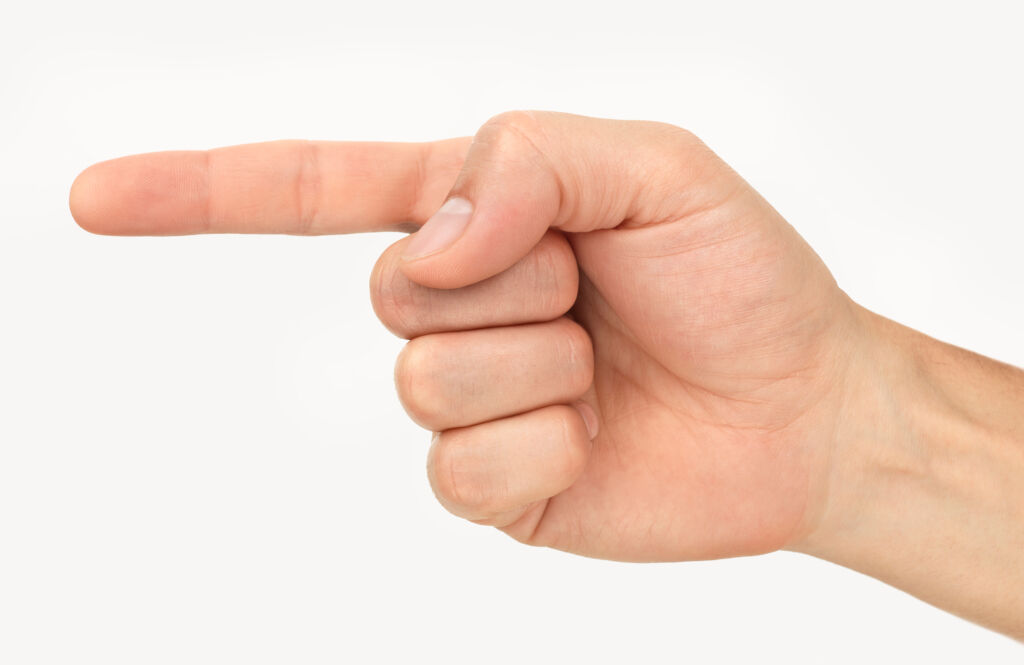 pointing