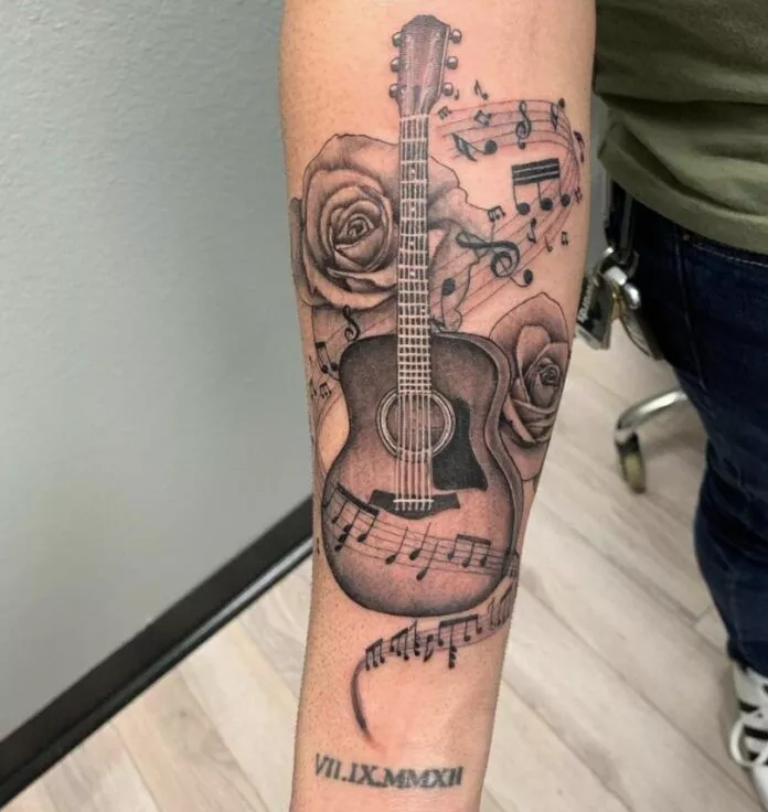 music tattoos