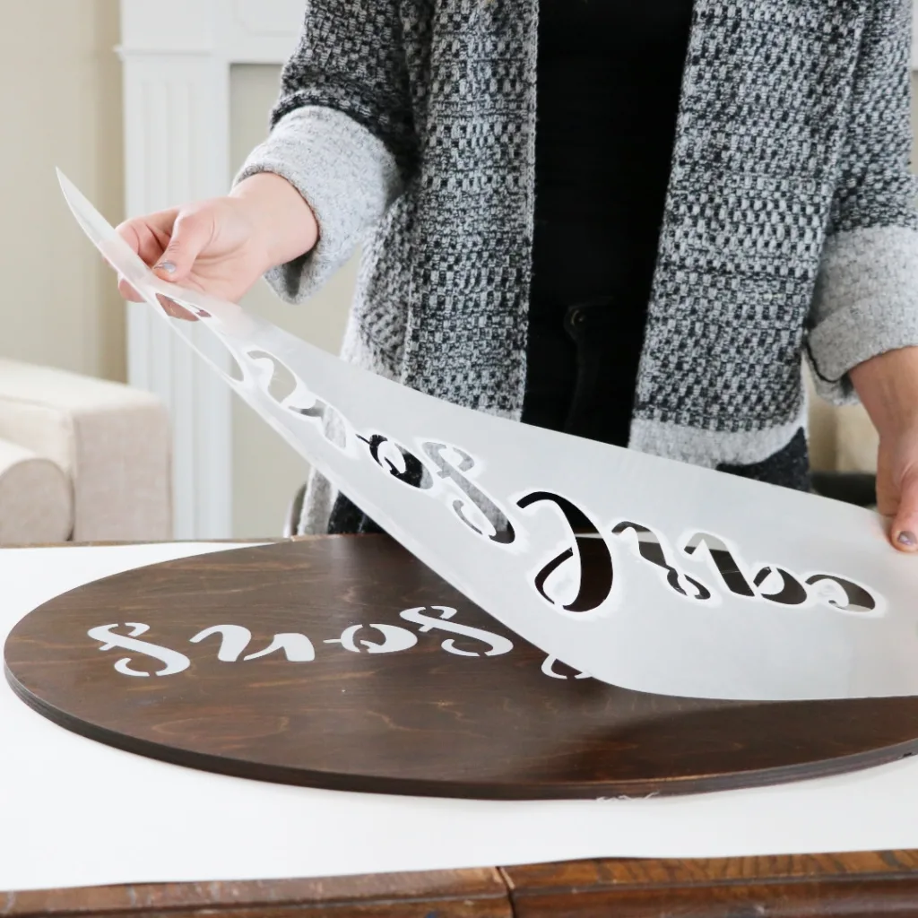 Wood sign