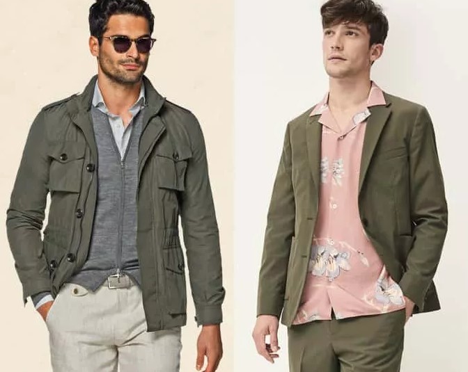 man color and fashion