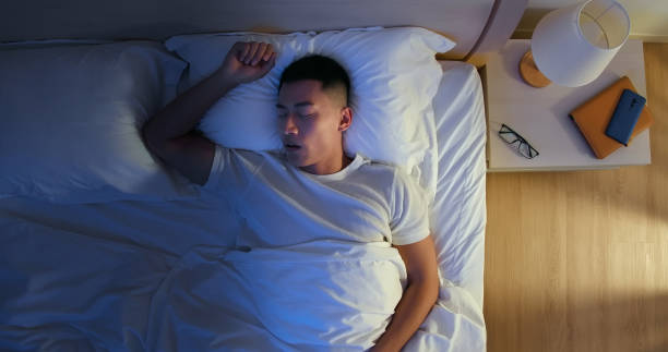 man sleeping