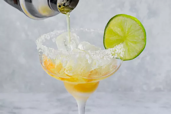 making cocktail