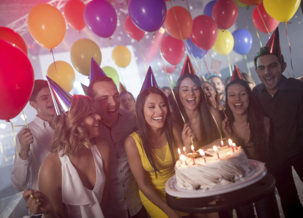 partying