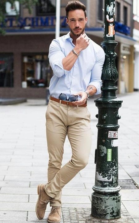 brown trousers