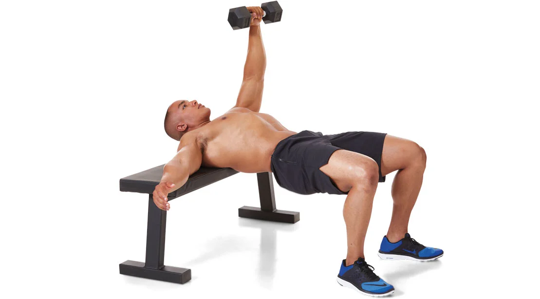 ရင်အုပ်ကြွက်သား Dumbbell
