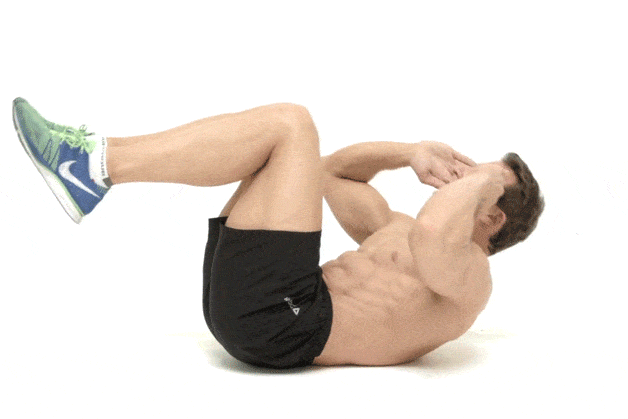man workout