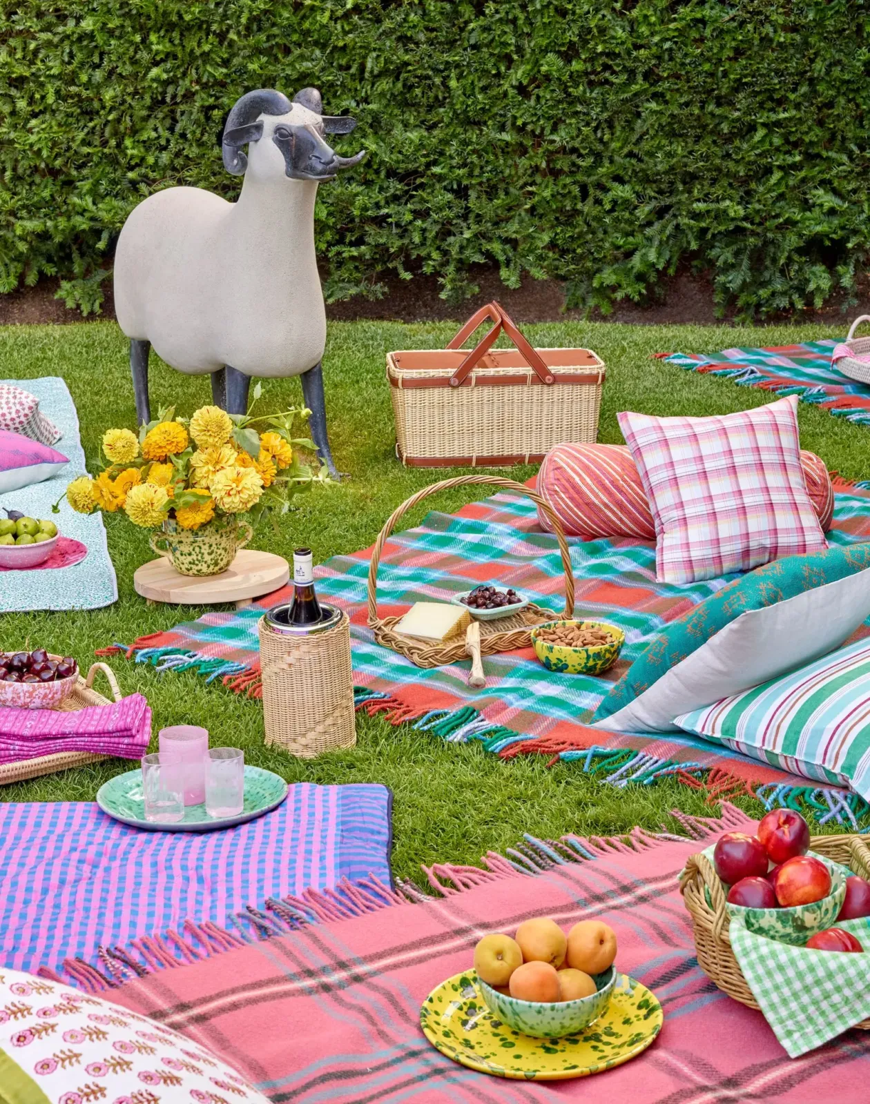 dinner party at yard