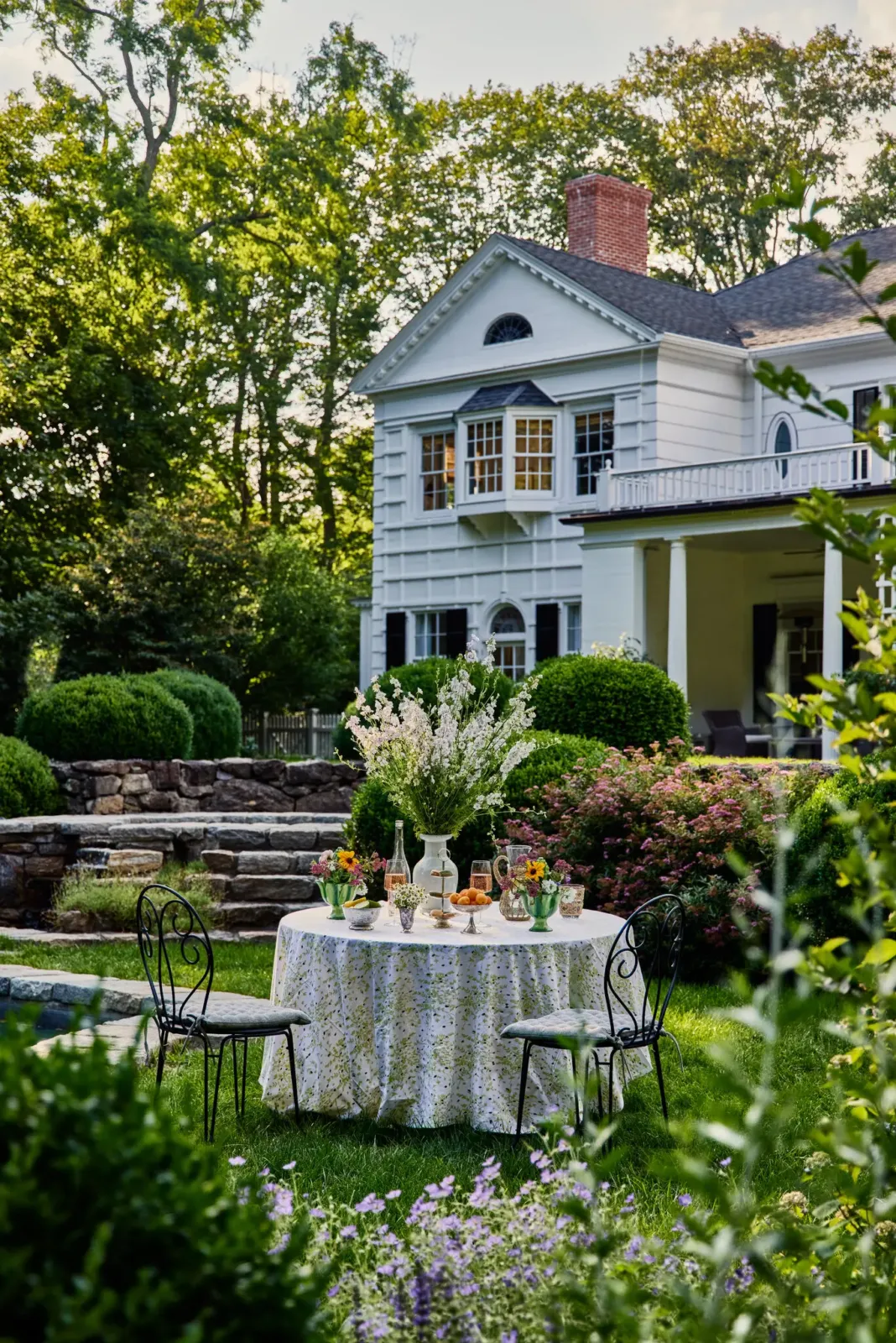 dinner party at yard