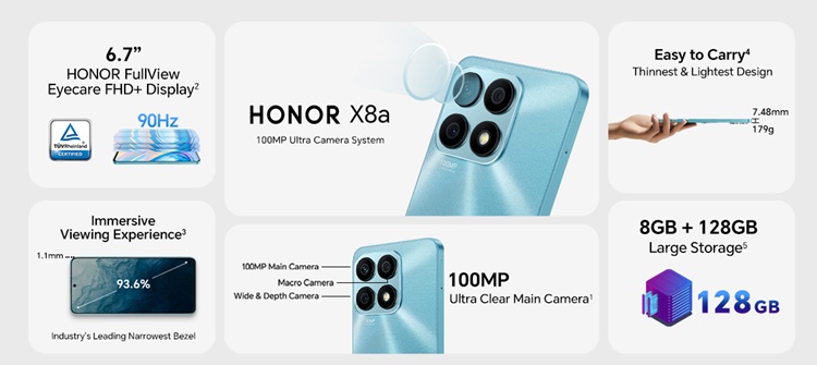 Honor X8a