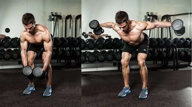 Bent-over Reverse Flye