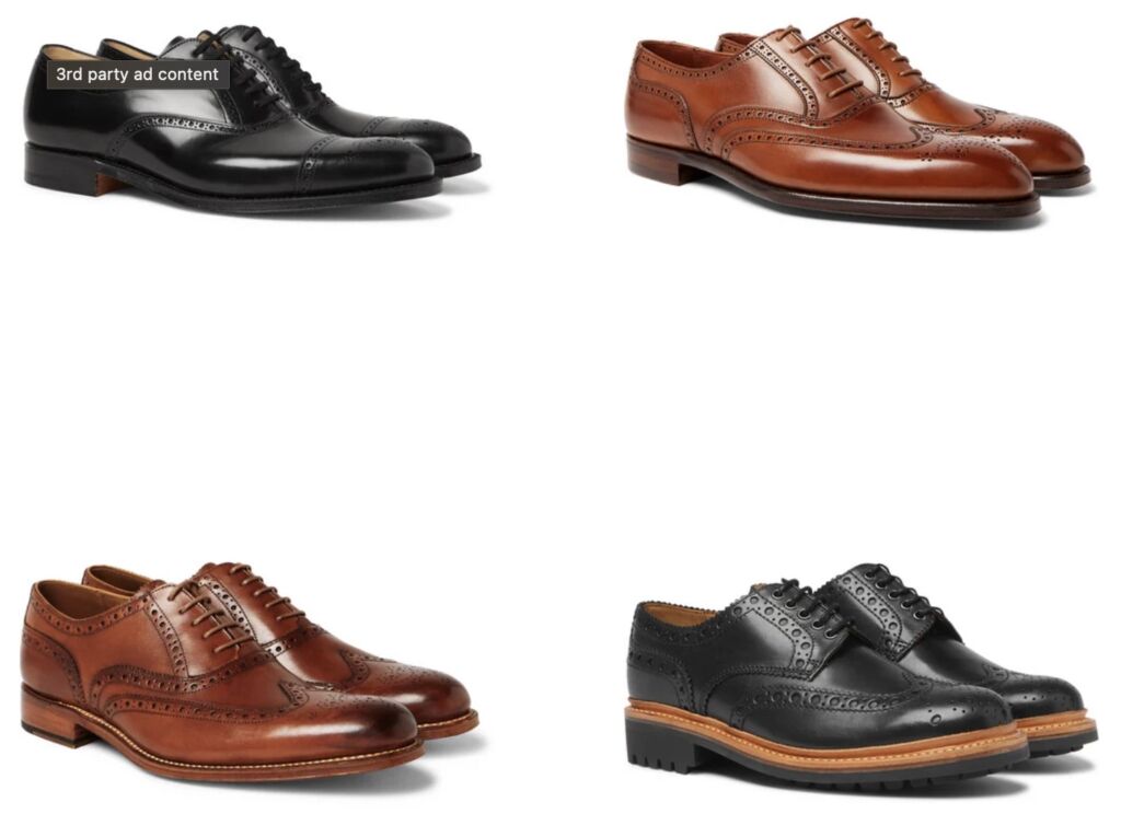 man shoes