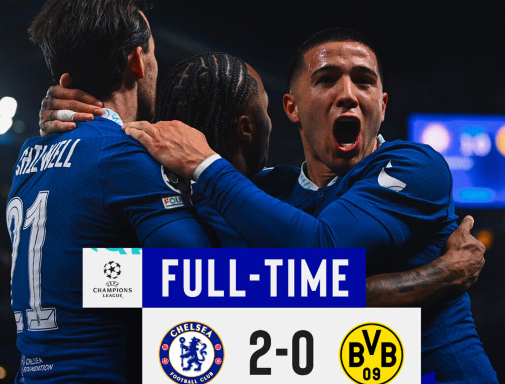 chelsea beats dortmund