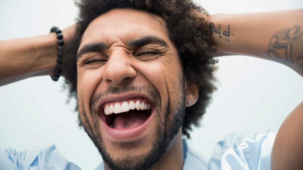 Man Laughing