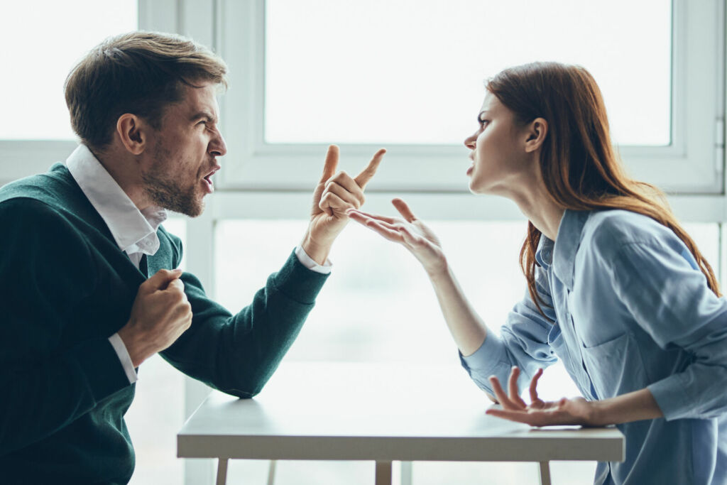 Couple In A Fight 