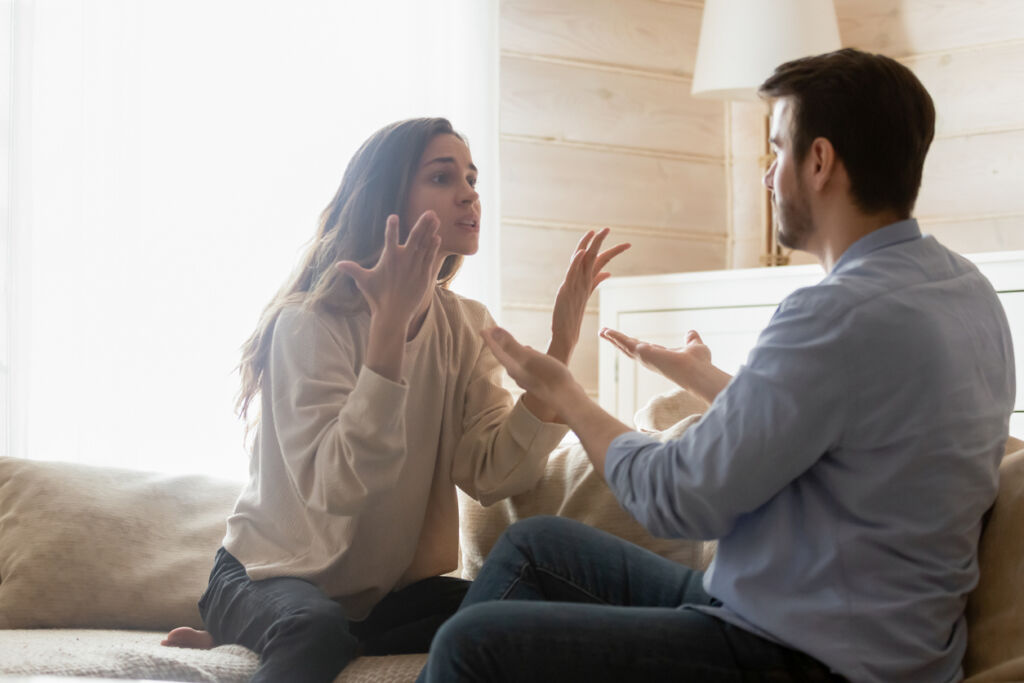 Couple In A Fight 
