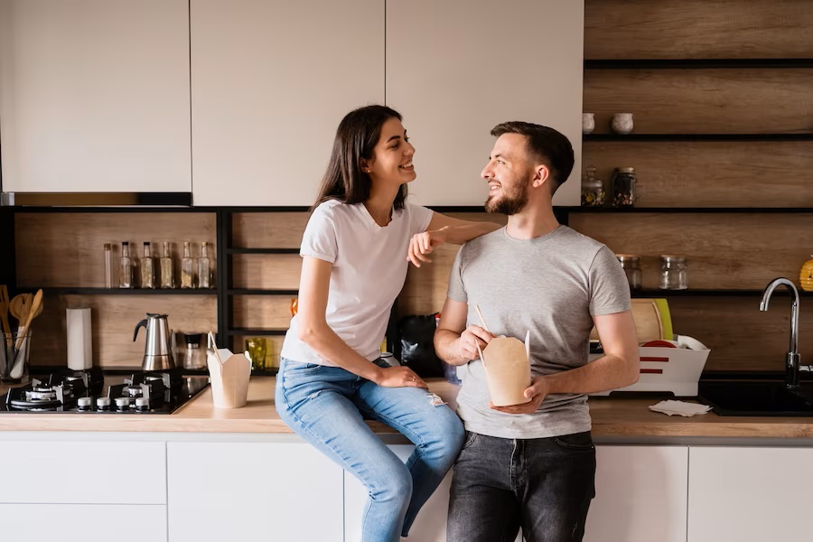 Happy couple