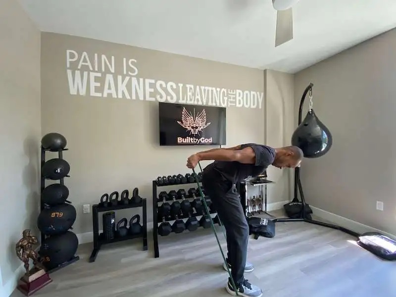 Resistance Band Triceps Kickback