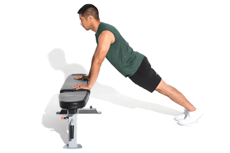man workout