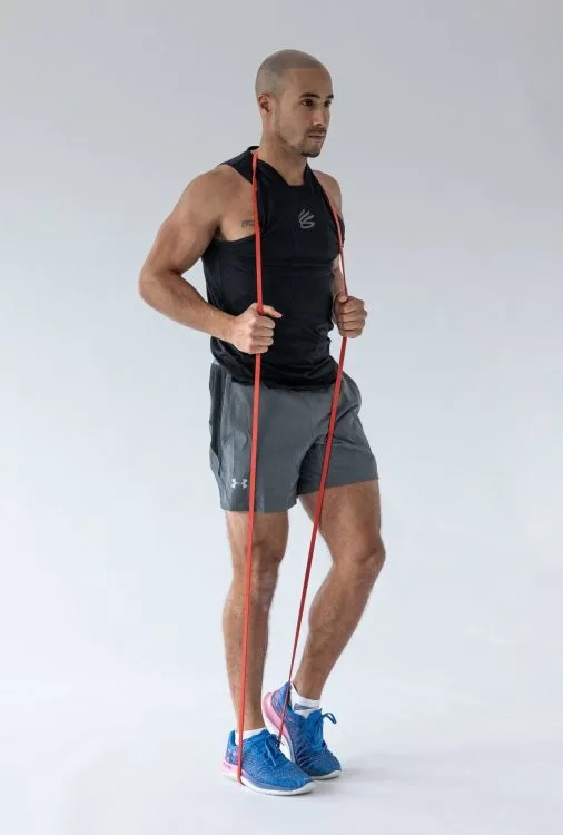 Resistance Band Reverse Lunge 